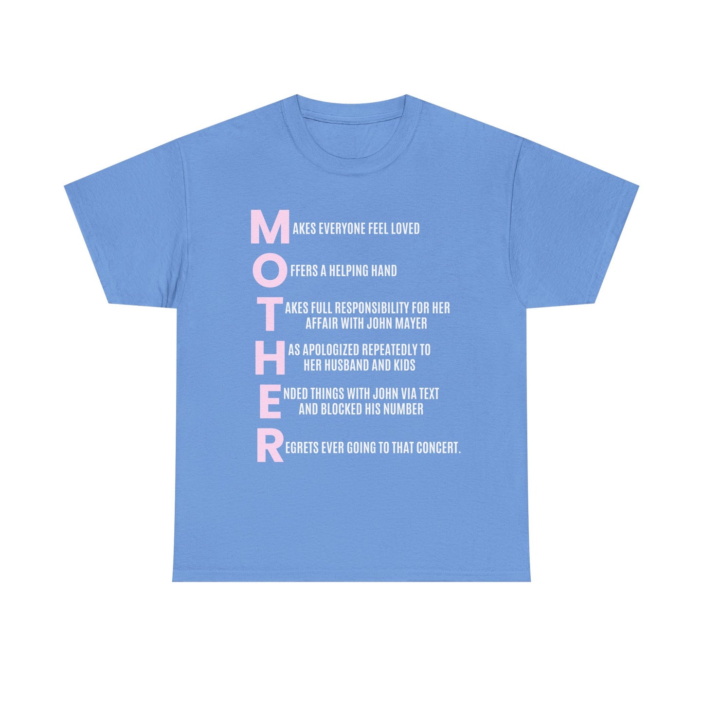"Mother" Acrostic Poem Shirt