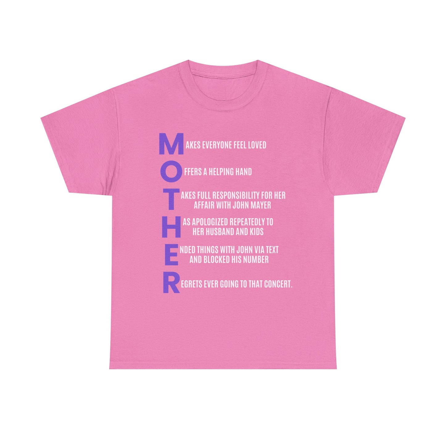 "Mother" Acrostic Poem Shirt