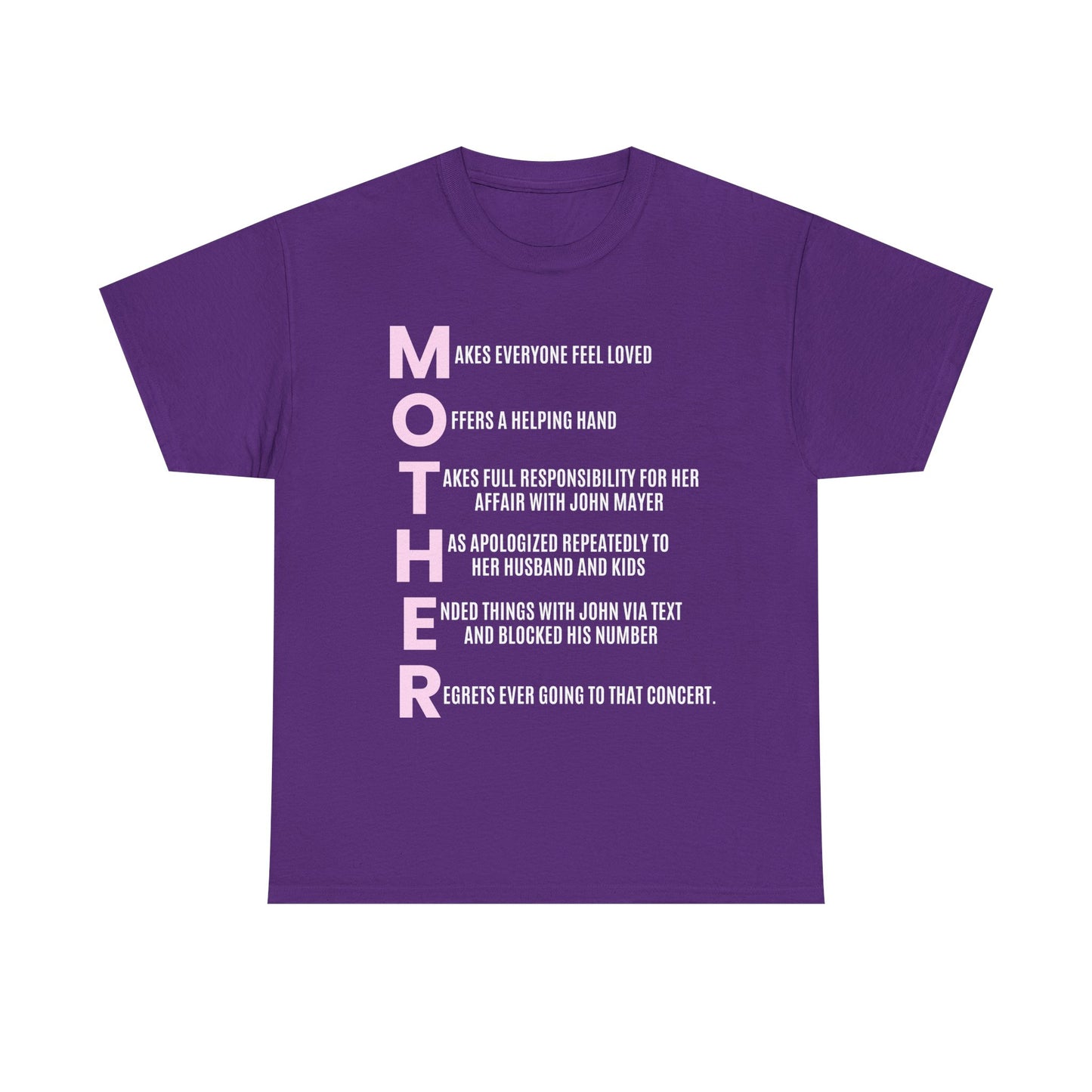 "Mother" Acrostic Poem Shirt