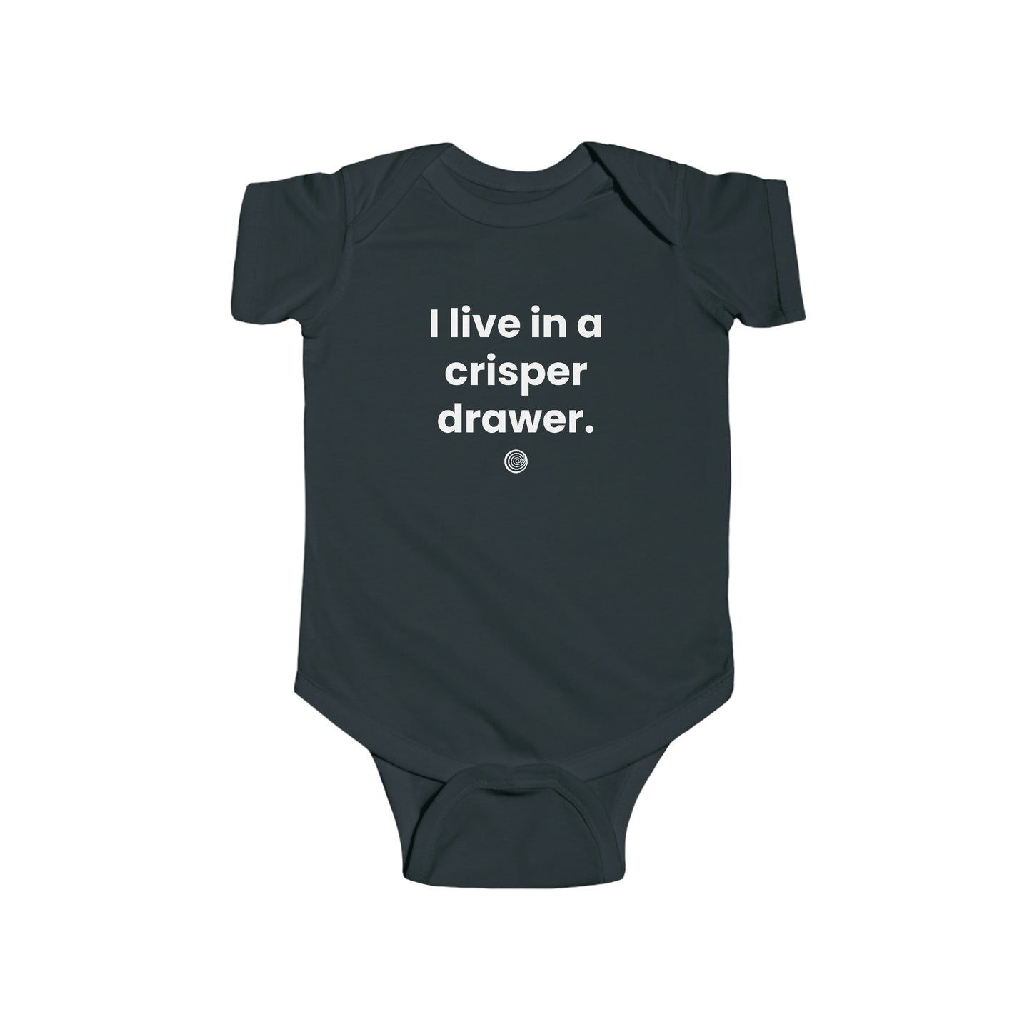 "I Live In A Crisper Drawer" Onesie