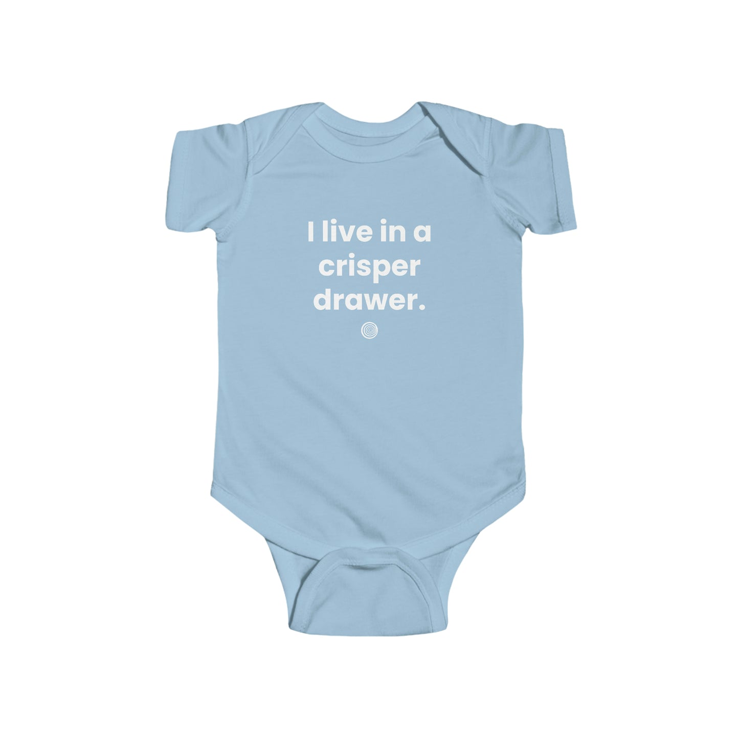 "I Live In A Crisper Drawer" Onesie
