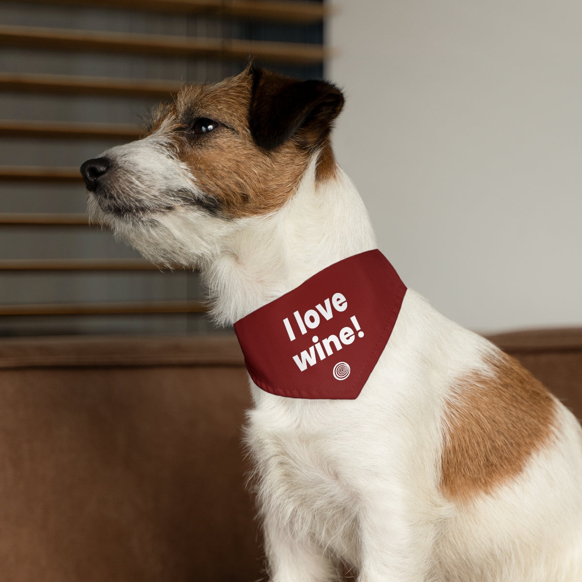 "I Love Wine!" Bandana
