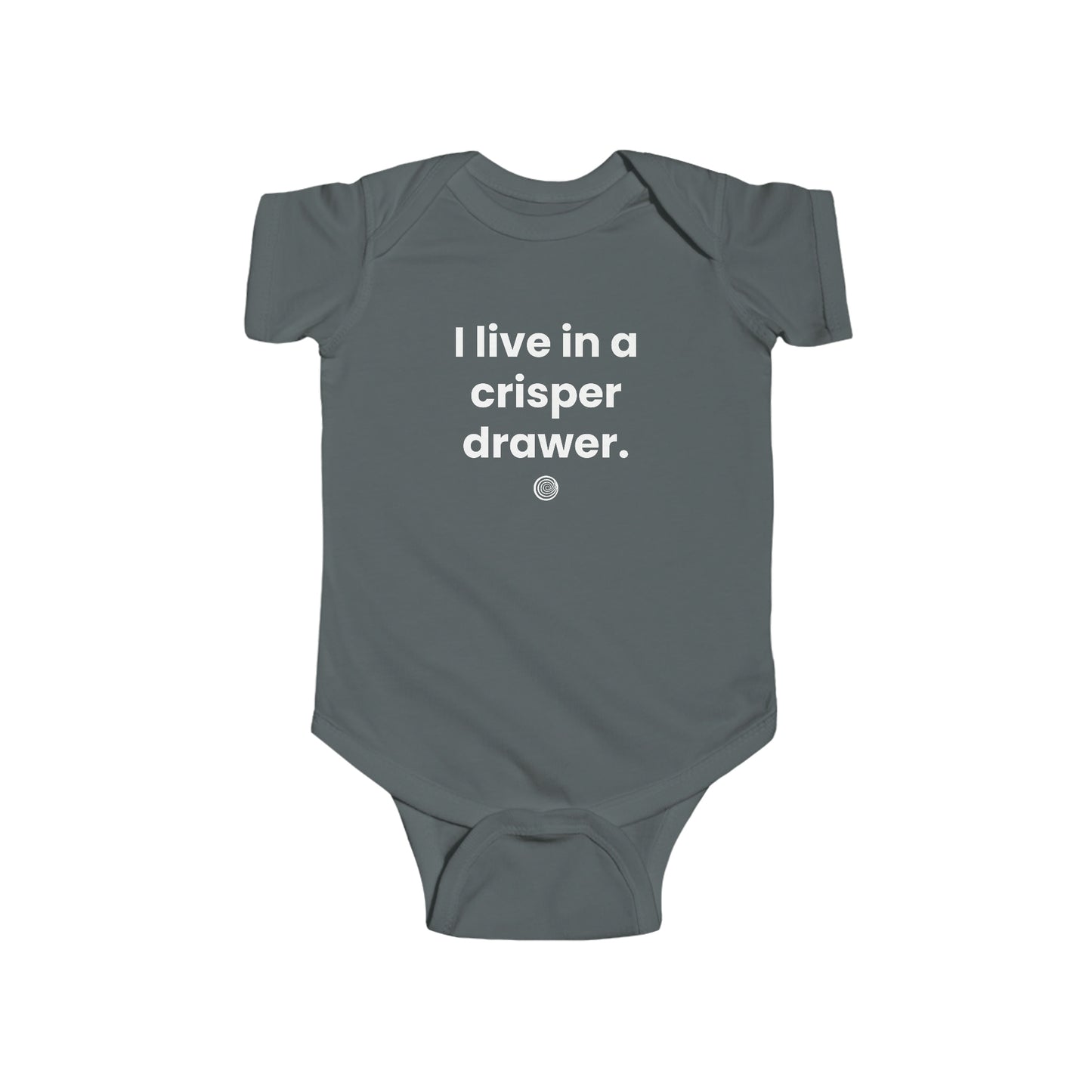 "I Live In A Crisper Drawer" Onesie