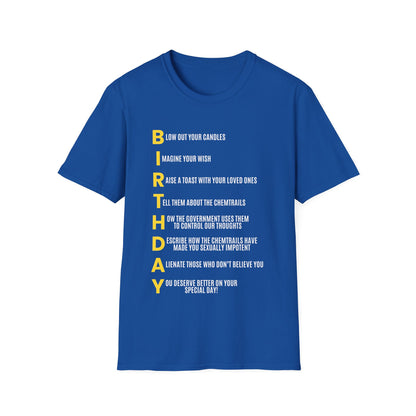 "Birthday" Acrostic Poem Shirt