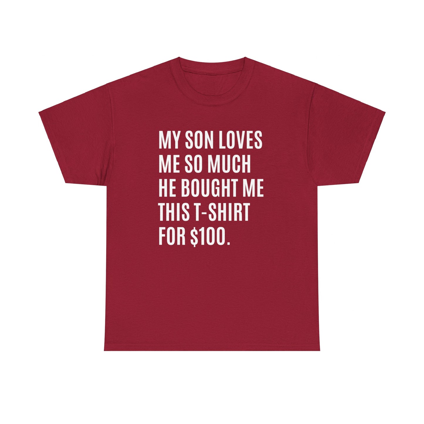 The $100 Father's Day Shirt: Son Edition