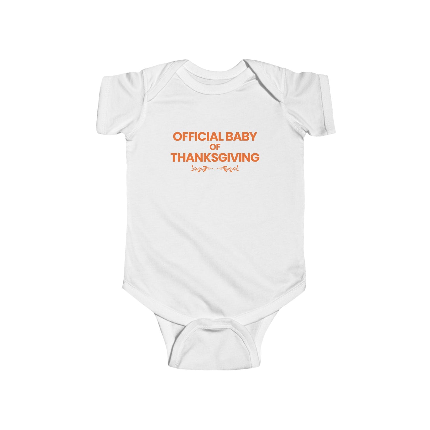 "Official Baby Of Thanksgiving" Onesie
