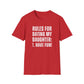 "Rules For Dating My Daughter" Shirt