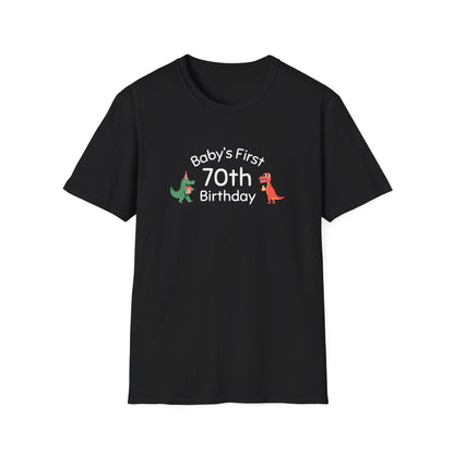 "Baby's First 70th Birthday" Shirt