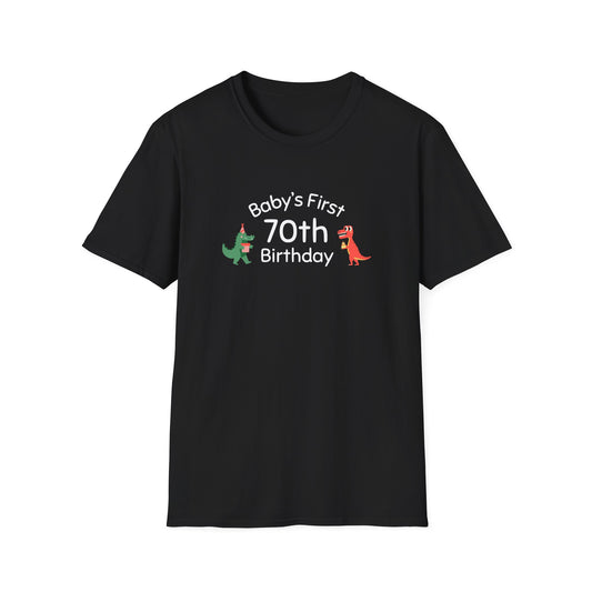 "Baby's First 70th Birthday" Shirt